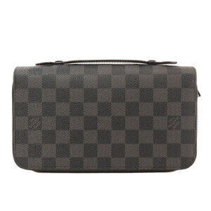 Louis Vuitton Graphite Wallet Damier Canvas Long Zippy Black